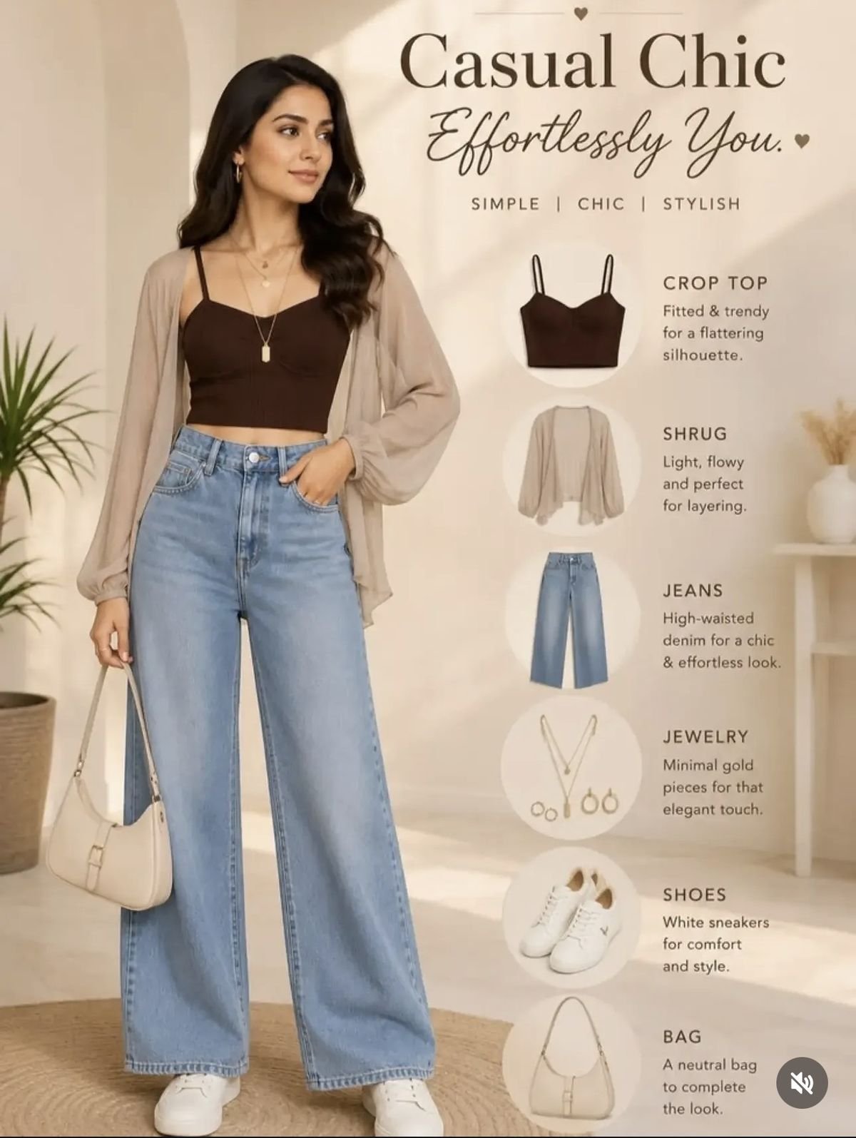 Cocoa Crop Top and Shrug Denim Set