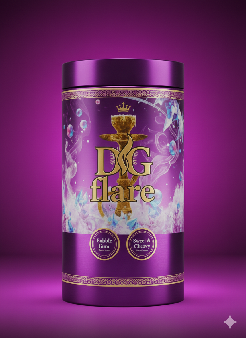 Dgflare Bubble Gum Freezy Hookah Flavour